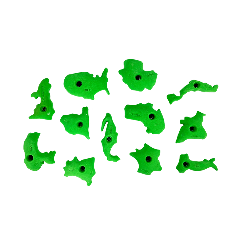 osmosis children's climbing hold light green travel lot 1