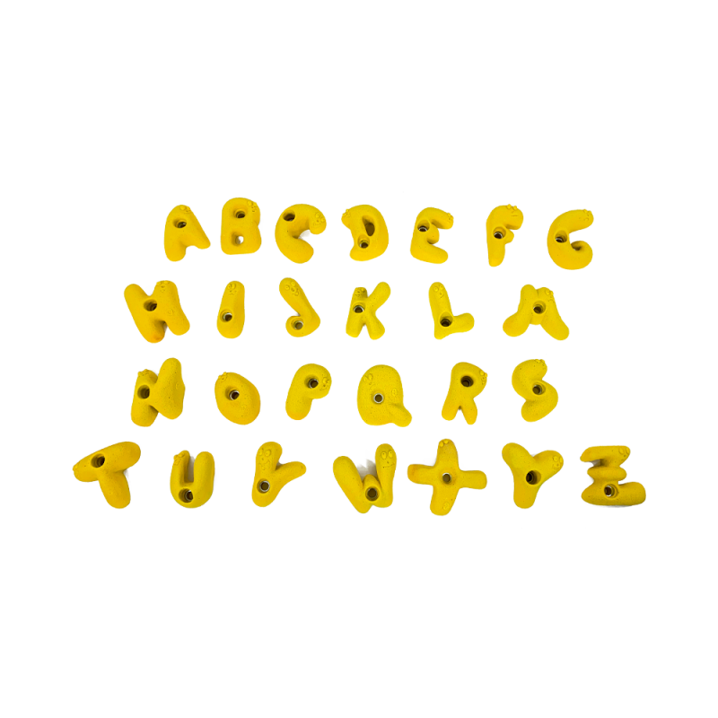 osmose child climbing hold alphabet yellow 1